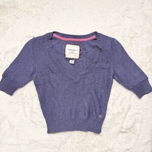 American Eagle Wool short sleeve sweater
